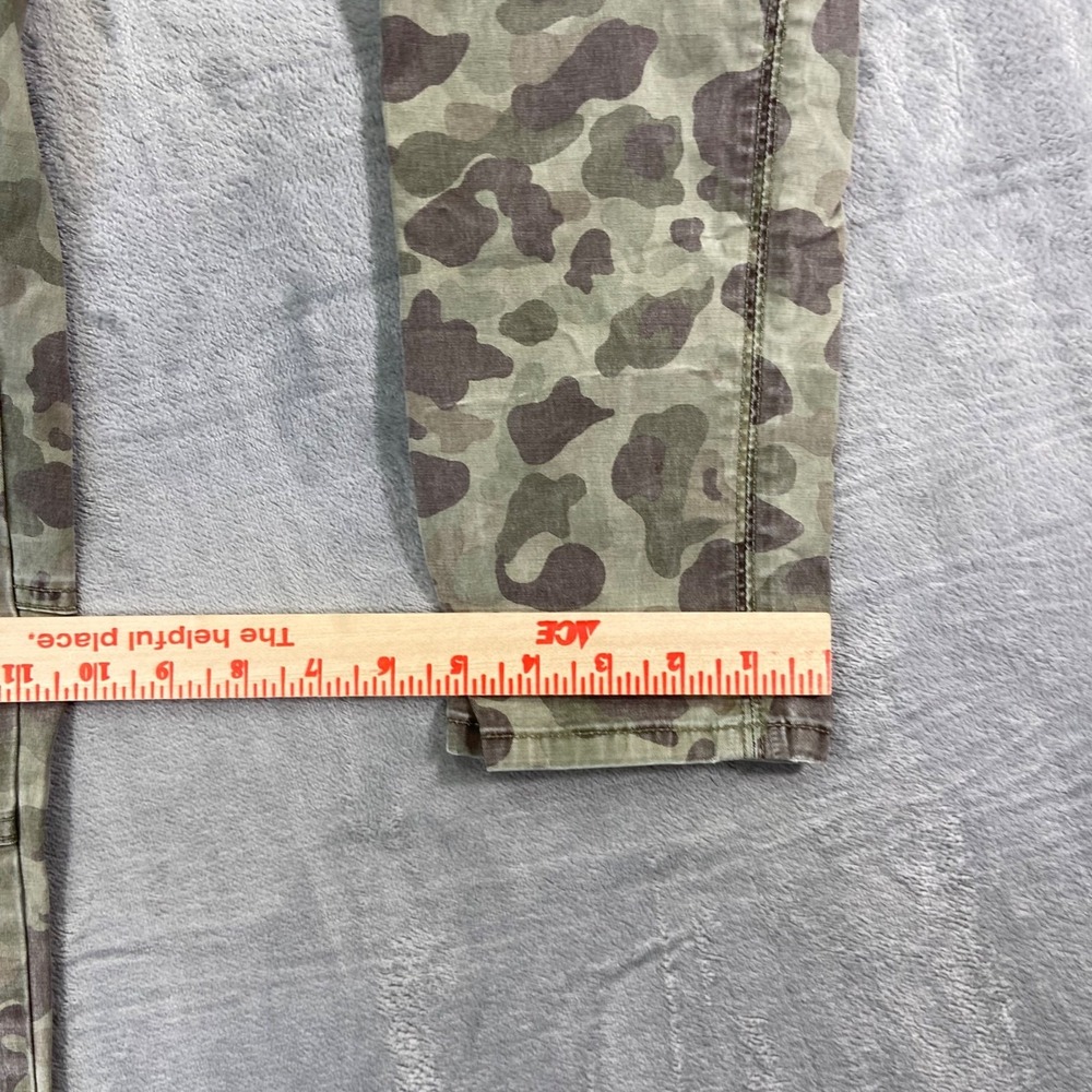 Lucky Brand The Cargo Pants Women's Size 0/25 Green Camo Cotton - Picture 9 of 10